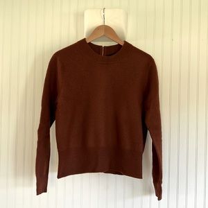 J. Crew Zip Back Wool Sweater - M